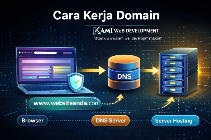 Cara Kerja Domain Mengubah Angka Rumit Menjadi Nama Unik, Rahasia di Balik Layar Browser